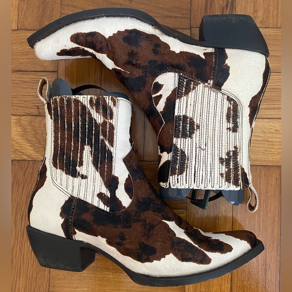 Frye Cowhide Sasha Boots